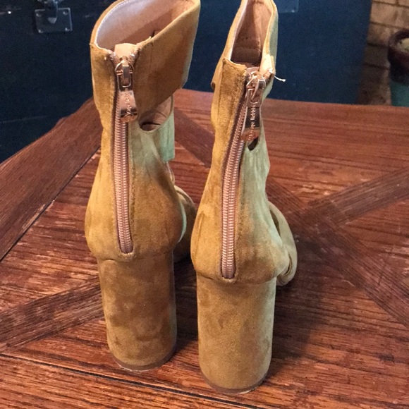 Camel heeled booties by Cape Robbin - Picture 2 of 6